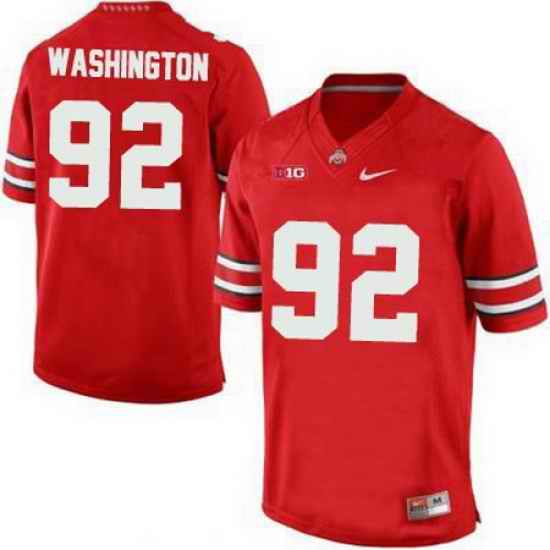 Adolphus Washington Ohio State Buckeyes Nike College Football OSU Mens  92 Red Jersey Jersey